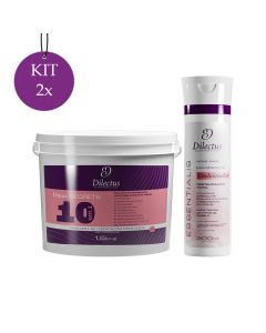 Kit 2 Condicionador Essentialis Home Care 300ml + 2 Máscara Dmax Secrets 1,5kg