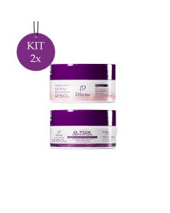 Kit 2 Maximus Dtox Definition 250g + 2 Máscara Essentialis 250g