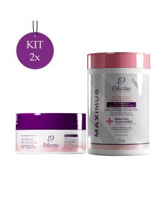 Kit 2 Maximus Dtox One Stage 1kg + 2 Máscara Essentialis 250g