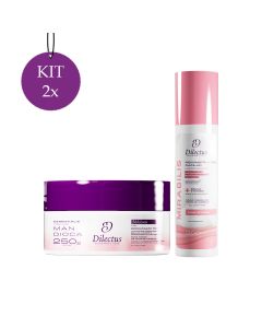 Kit 2 Progressiva Mirabilis 300ml + 2 Máscara Essentialis Reconstrução 250g