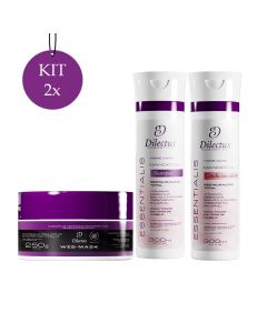Kit 2 Shampoo Essentialis + 2 Condicionador Essentialis + 2 Web Mask Efeito Teia 250g