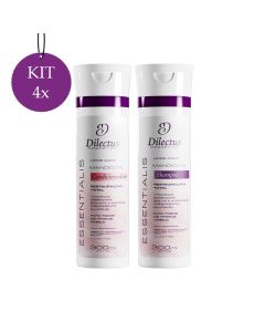 Kit 4 Shampoo Essentialis 300ml + 4 Condicionador Essentialis 300ml