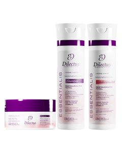Combo Essentialis Home Care Shampoo 300ml + Condicionador 300ml + M&aacute;scara 250g