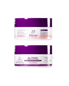 Kit Maximus Dtox Definition Botox Capilar 250g + M&aacute;scara Essentialis Home Care