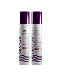 Kit Shampoo Antirres&iacute;duo Ventus D1 1l + Progressiva Keratin D Ventus D2 1l