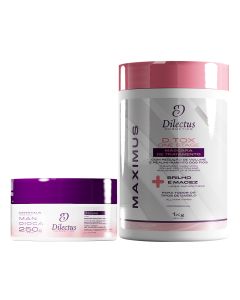 Kit Maximus Dtox One Stage Botox Capilar 1kg + M&aacute;scara Essentialis Home Care