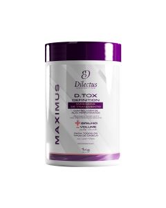 Maximus Dtox Definition Botox Capilar Defini&ccedil;&atilde;o Alinhamento Controle e Tratamento Intensivo 1kg